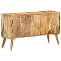 Produktbild: Massivholz Sideboard Anrichte Kommode Schrank Flur Mangoholz 110x30x60cm vidaXL