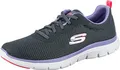 Produktbild: Skechers Damen Flex Appeal 4.0 Brilliant View Sneaker, Charcoal Mesh Lavender Trim, 38 EU