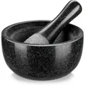 Produktbild: Mörser mit Stößel Granit 580ML Ø 16cm Gewürzmörser Kräuter