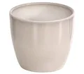 Produktbild: Dehner Übertopf Lina, Ø 28 cm, Höhe 25 cm, Keramik, hellgrau