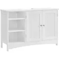 Produktbild: WASCHBECKENUNTERSCHRANK Weiß 2 Türen 3 Nischen - L90 cm