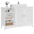 Produktbild: Waschbeckenunterschrank, Unterschrank, Badezimmerschrank, extra lang, 30 x 90...