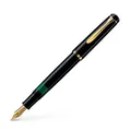 Produktbild: Pelikan Classic M200 Kolbenfüller schwarz/gold F (fein), 1 St.