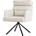 Produktbild: ML-Design Esszimmerstuhl Drehbar Beige mit Armlehne Rückenlehne Auto-Position
