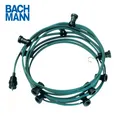 Produktbild: BACHMANN Lichterkette mit Stecker und Endstück 10 Fassungen IP44 Outdoor 740.005