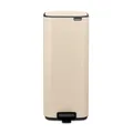 Produktbild: Brabantia Bo Treteimer 30 L (beige), platzsparender Mini Mülleimer mit Soft-Close-Funktion und leichtgängigem Pedal, Badmülleimer mit herausnehmbarem Inneneimer, inklusive PerfectFit Müllbeuteln