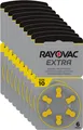 Produktbild: 60x Rayovac Hörgerätebatterien 10 Extra Advanced 1,45V 10AU-6XEMF Gelb
