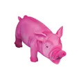 Produktbild: 22 cm großes rosa LATEX SCHWEIN Peky - Hundespielzeug mit Supersound - 504215