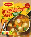Produktbild: Maggi Guten Appetit, Grießklößchen Suppe, 50g Beutel, ergibt 4 Teller, 1er Pack (1 x 50g)