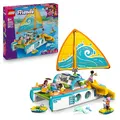 Produktbild: LEGO Friends Segelabenteuer Set - Spielzeug inkl. Boot mit drehbarem Segel, 4 Minipuppen und 2 Delfinfiguren sowie lustigem Zubehör - kreatives Geburtstagsgeschenk für Mädchen ab 8 Jahren - 42664