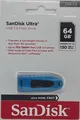 Produktbild: SanDisk Ultra USB 3.0 64 GB 130 MB/s  Speicherstick Flash Drive USB Speicher