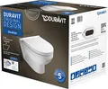 Produktbild: Duravit 04791 3 Basic | Wand-WC-Set rimless | weiß , 350