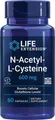 Produktbild: Life Extension N-Acetyl-L-Cysteine 600 mg – 60 Kapseln (315 EUR/kg)