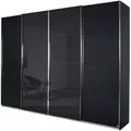 Produktbild: Schwebetürenschrank - grau metallic-Basalt - 271 cm