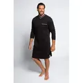 Produktbild: JP1880 Schlafanzug Nachthemd Homewear uni Langarm bis Gr 8XL schwarz 5XL