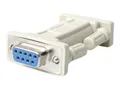 Produktbild: StarTech.com DB9 RS232 Serieller Nullmodem-Adapter - Buchse/Buchse - Nullmodemadapter - DB-9 (W)