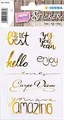 Produktbild: HERMA 15565 Creativ Sticker, Amazing (7 Aufkleber, Folie, glänzend) selbstklebend, permanent haftende Motiv Etiketten für Mädchen und Jungen, gold