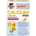 Produktbild: Doppelherz Calcium 1000+D3+K2 system Kautabletten 60 St