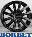 Produktbild: 4x Borbet CW6 6,5x17 6/130,0 ET62 Black matt