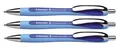 Produktbild: 3 x Schneider Kugelschreiber Slider Rave - Druckmechanik, XB, blau