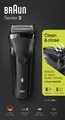 Produktbild: Braun Rasierer Serie 3-300s, 3fach Schersystem, Mitteltrimmer für Konturenanpassungen