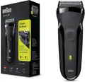 Produktbild: Braun Series 3 300S Herrenrasierer Schwarz/Grau Netzakku 3-Kopf 21B Ni-MH