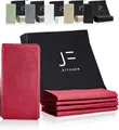 Produktbild: JF.kitchen Stoffserviette 12 Stoffservietten mit Faltanleitung aus extra hochwertiger Baumwolle, (12 St)