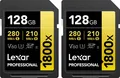 Produktbild: Lexar SD Pro Gold Series UHS-II 1800x 128GB V60 - 2PACK