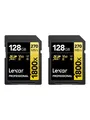 Produktbild: Lexar Professional GOLD Series - flash memory card - 128 GB - SDXC UHS-II