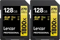 Produktbild: Lexar Professional SDXC Gold 128GB 1800x UHS-II V60 2er-Pack