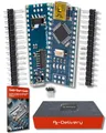 Produktbild: AZDelivery 1x AZ-Nano V3-Board Set - AZ-Nano V3-Board Mikrocontroller mit Atmega328 CH340 inklusive E-Book