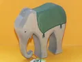 Produktbild: Ostheimer - Krippenfigur Elefant mit Sattel - Nr. 41912 - H=14 cm - Neu -