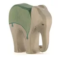 Produktbild: Ostheimer Holzfigur Elefant (Sattel) | 41912 | Ahorn | H 140 x B 40 x T 140 mm