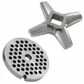 Produktbild: Fleischwolf Set Nr.5 Sieb 4 mm + Einseitiges Messer Ersatz für Zelmer