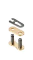 Produktbild: Kettenschloss DID Clipschloss RJ gold / schwarz für Kette 520MX 5/8x1/4x10,16