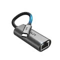 Produktbild: uni USB C auf Ethernet Adapter 1000Mbps, Thunderbolt USB C auf RJ45 LAN Netzwerkadapter, Kompatibel mit iPhone 16, iPad Pro/Air, MacBook Pro/MacBook Air, Galaxy S23, Surface Book, Dell XPS usw.