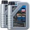 Produktbild: 2x LIQUI MOLY 3755 TOP TEC 4600 5W-30 Motorenöl Leichtlauf Motoren Öl Motoröl 1L