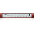 Produktbild: Zyxel USG FLEX 100H Firewall Entry Bundle 8x Gigabit Ethernet, 1x USB Typ-A 3.0