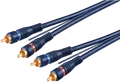 Produktbild: GOOBAY 50770 - RCA Audio-Video-Kabel, 3x Cinch-Stecker, 10 m
