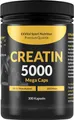 Produktbild: Creatin 5000 Monohydrat, Kreatin von EXVital Sport Nutrition, 300 Kapseln