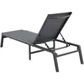 Produktbild: Sonnenliege Strandliege Liegestuhl Liege Relaxliege 182x60x88cm Dunkelgrau
