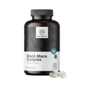 Produktbild: HealthyWorld Schwarze Maca-Komplex 5000 mg - 180 Pflanzenkapseln - 6 Monatsvorrat - mit sibirischem Ginseng, L-Arginin, schwarzem Pfeffer und Zink