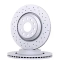 Produktbild: ZIMMERMANN 100.3309.52 2x Bremsscheiben Hinten Ø310mm außenbelüftet gelocht Kompatibel mit VW Golf VII Schrägheck 5G1, BQ1, BE1, BE2 3QF615601A 1K0615601N 3QD615601A