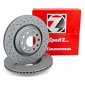 Produktbild: Zimmermann SPORT Bremsscheiben für AUDI S3 3.2 V6 VW GOLF 5 6 7 GTI / R hinten