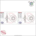Produktbild: Kit Bremsscheiben Brembo Vorderachse für ISUZU D-MAX D #ew