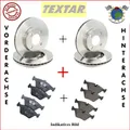 Produktbild: Kit Bremsscheiben Und Bremsbeläge Vorne + Hinten Textar Für Bmw 1 F20 125 Bdid2