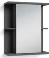 Produktbild: byLIVING Spiegelschrank Nebraska Breite 60 cm, mit großer Spiegeltür und viel Stauraum