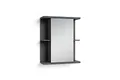 Produktbild: byLIVING Spiegelschrank Nebraska/anthrazit/Badschrank mit Spiegeltür / 1-türiger Spiegel Hängeschrank/Badezimmer/Bad-Spiegel/viel Stauraum/B 60, H 70, T 25m