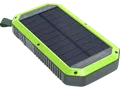 Produktbild: REALPOWER RealPower PB-10000 Solar Powerbank 10000 mAh Schwarz/Grün