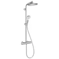Produktbild: Hansgrohe Crometta S Duschsystem mit Thermostatarmatur Chrom 27267000
